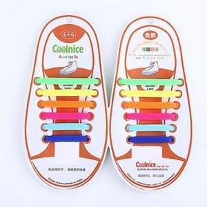 No-tie Shoe Laces (Multi-color, Child Size)